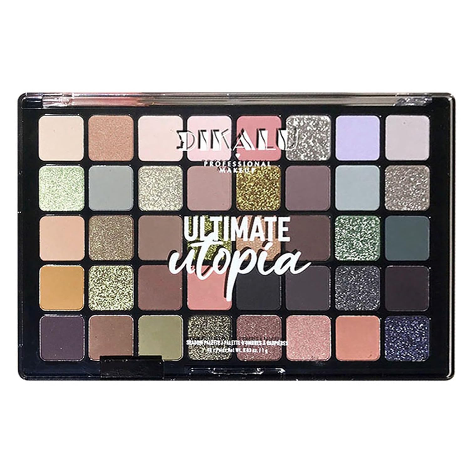 EONFAVE Smoky Eyeshadow Palette, 40 Colours Matte and Glittering Ultimate Eyeshadow Palette, Highly Pigmented Soft Smooth Powder Eyeshadow Palette, High Saturation Glitter Eyeshadow Eye Make-Up