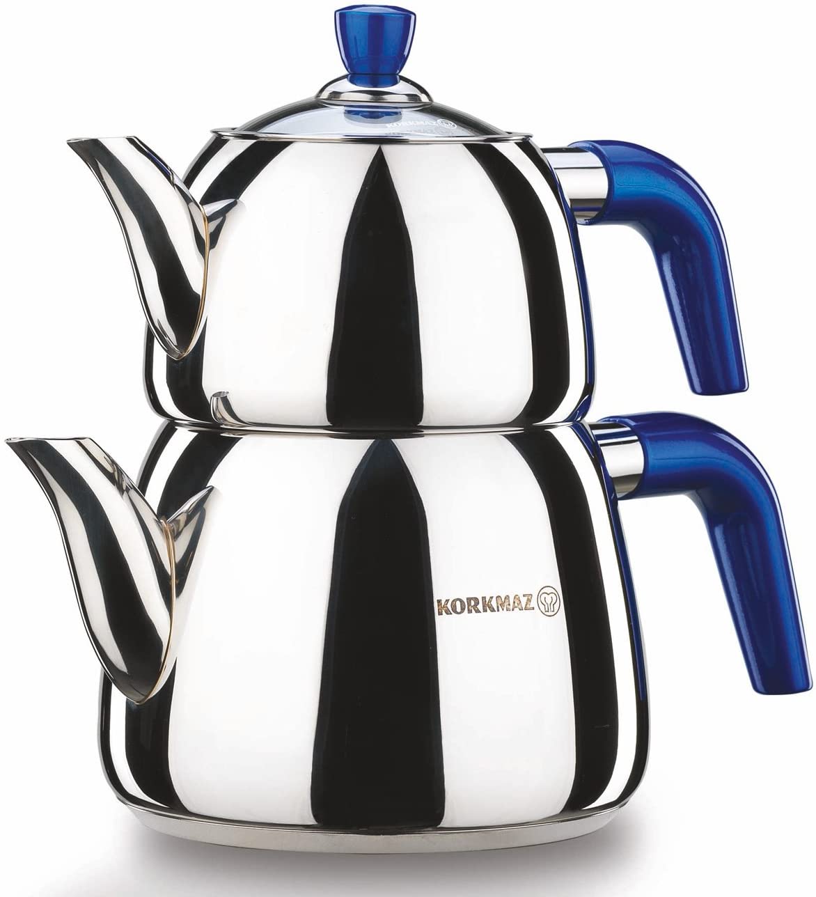 Korkmaz A 064 Marina Caydanlik Teapot Rustproof 18/10 Induction