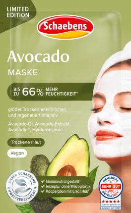 Schaebens Face mask avocado (2x5 ml), 10 ml