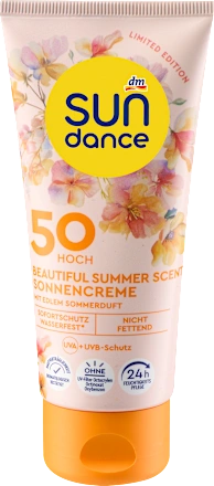 SUNDANCE Sun cream beautiful summer scent, SPF 50, 100 ml