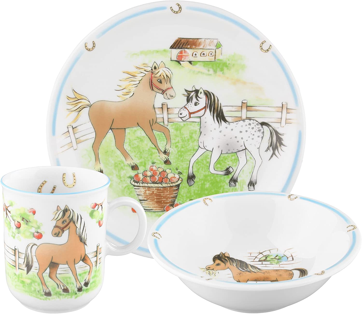 children set 3 w compact mein pony 24778 by Seltmann Weiden