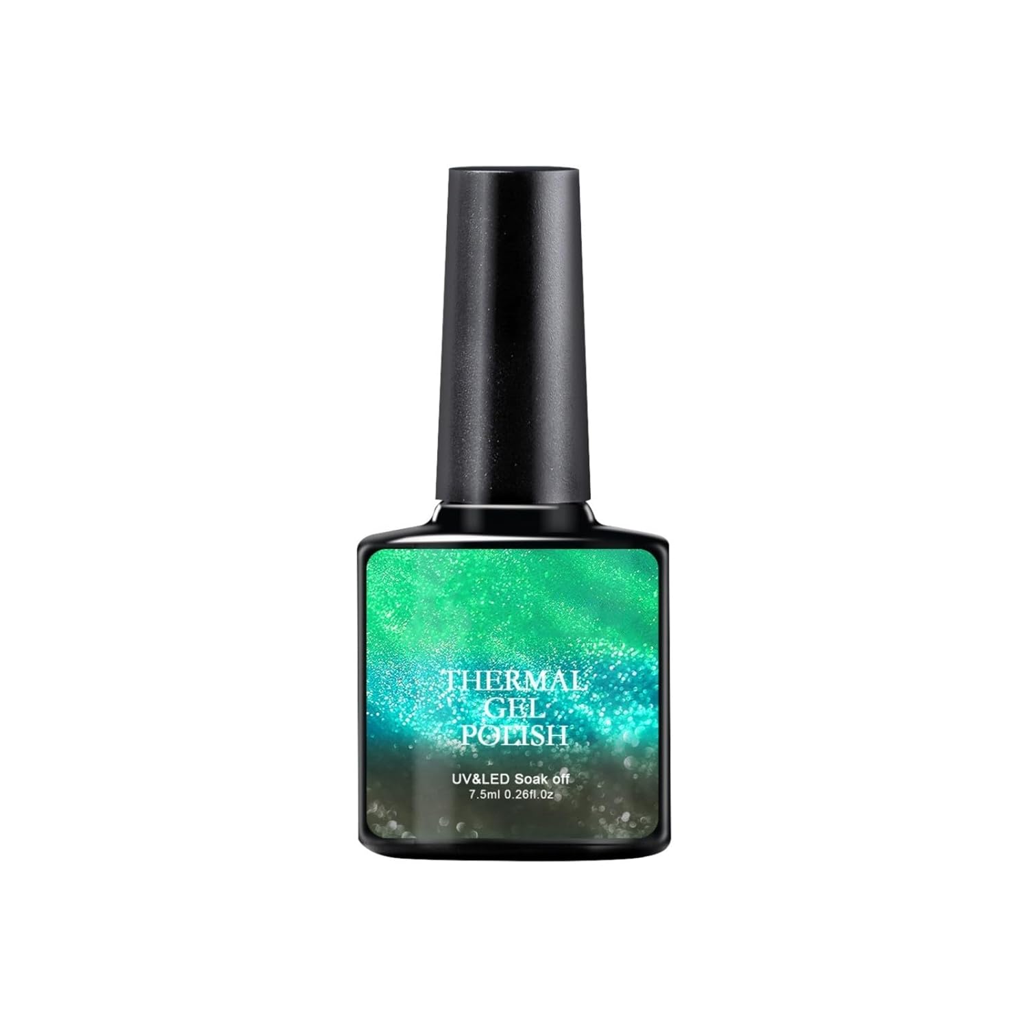 Generic Color Changing UV Gel Nail Polish - 7.5 ml Thermal Gel Polish Gradient Glitter Color Gel, Temperature Color Changing Gel for Gel Nails, Soak-Off UV Gel Polish, Glitter DIY Nail Art Gel Thermal Nail