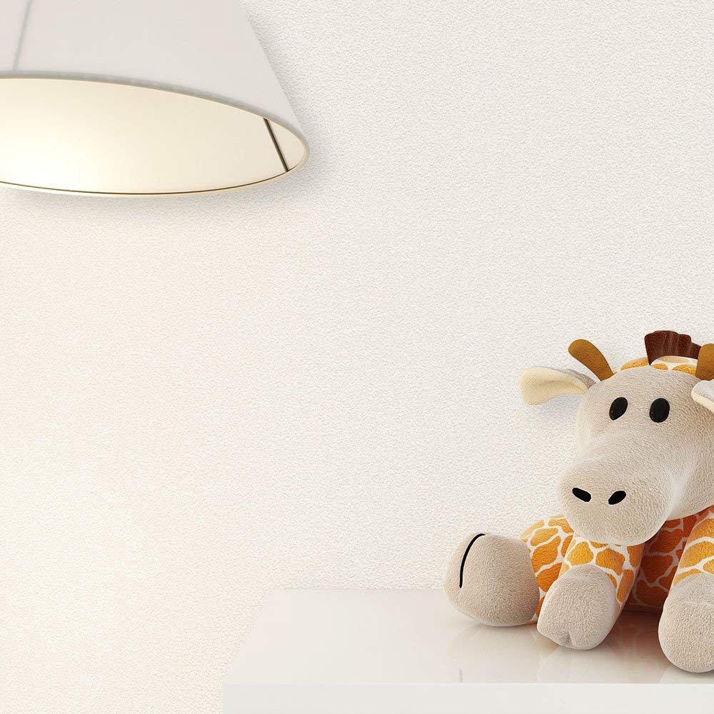 Newroom Design Newroom Childrens Wallpaper, White, Non-Woven Wallpaper, Purple Graphics, 