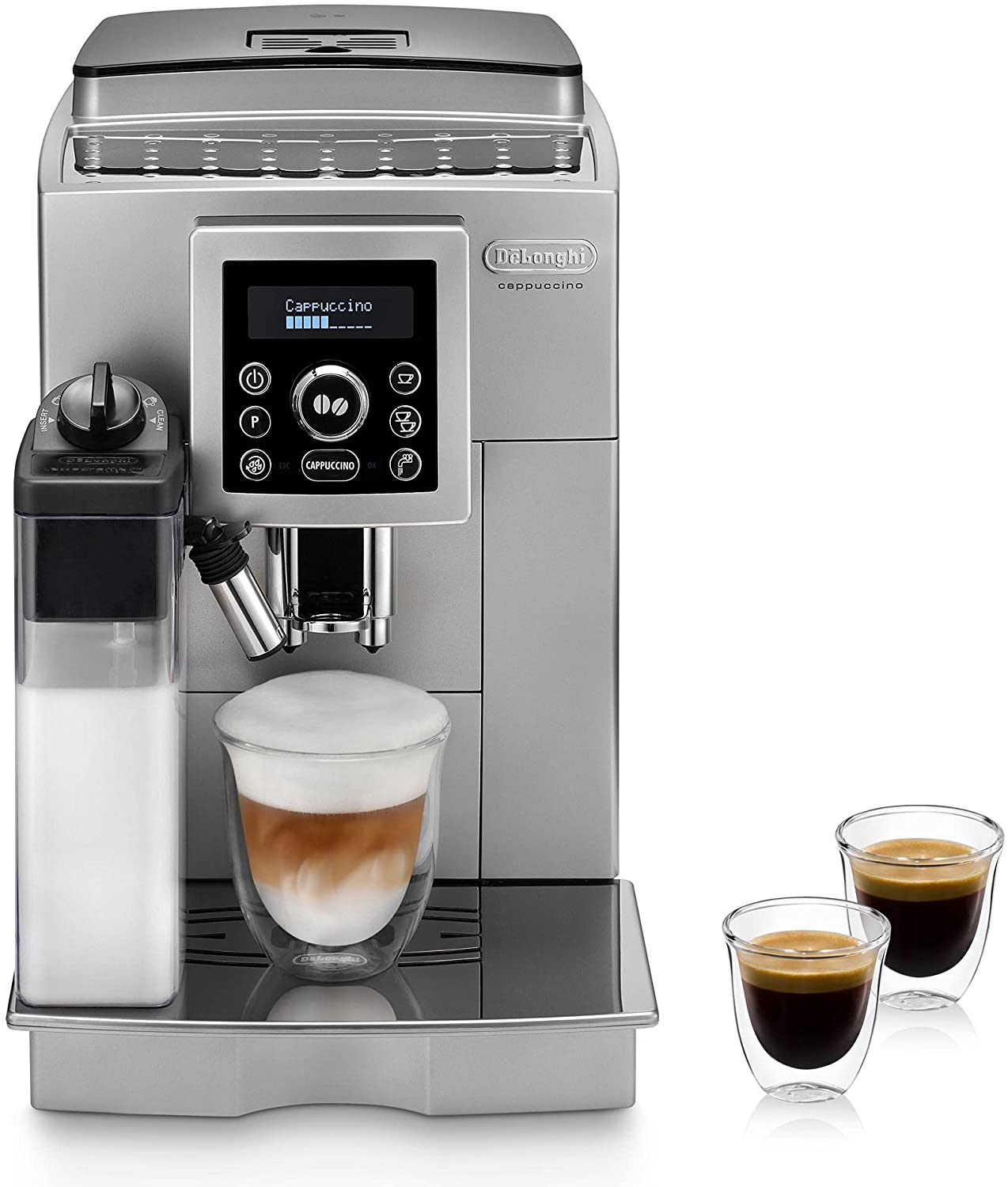 De’Longhi ECAM 23.466.S Kaffee Vollautomat silber