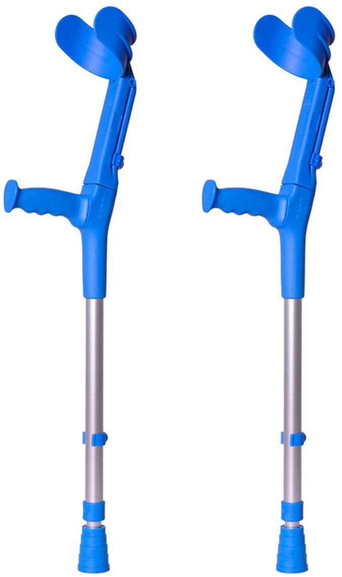 Forta Pack Of 2 Kids Unterarm Walking Crutch Bcr/| Aluminium | Dual Adjustable In