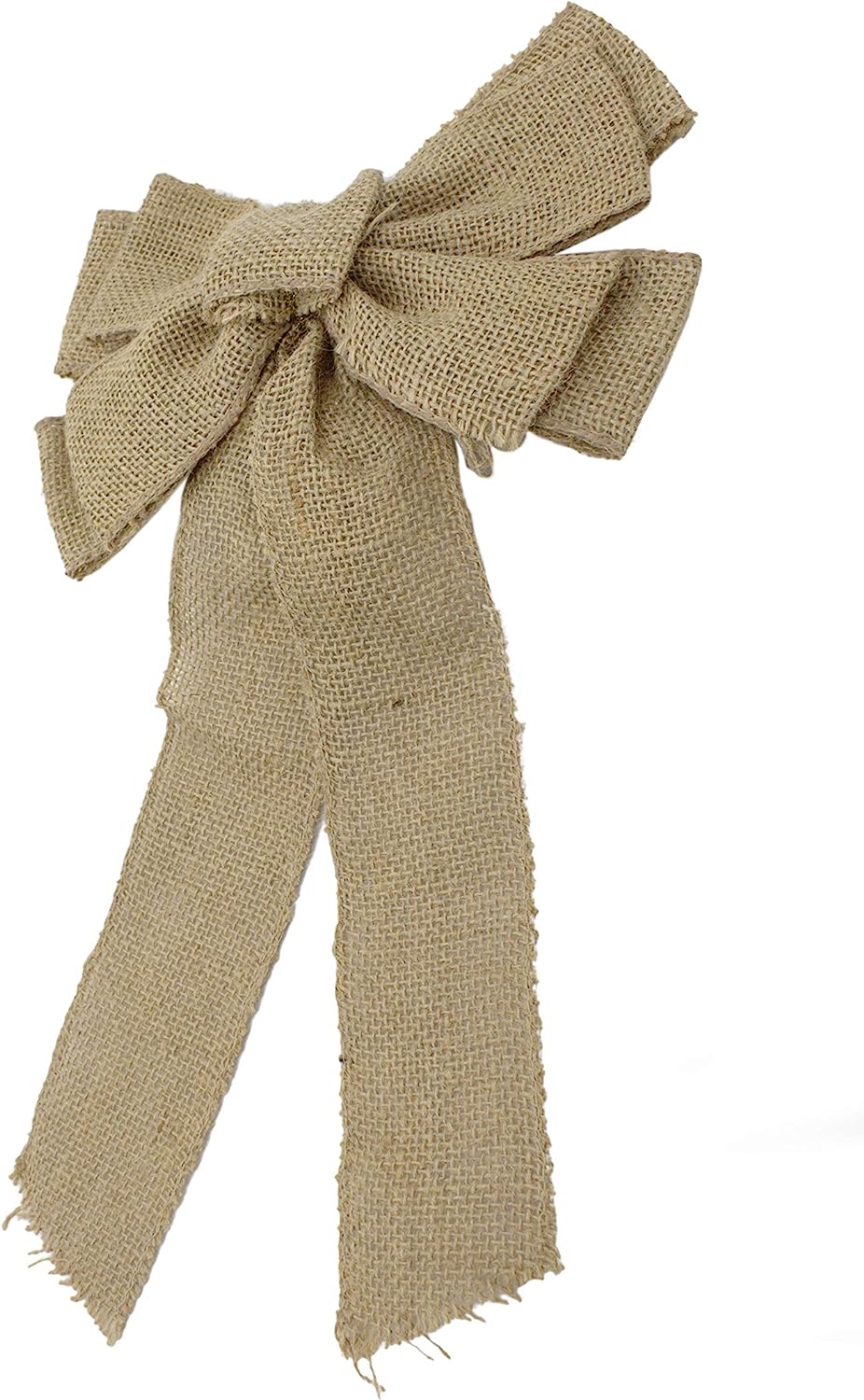 DARO DEKO Jute Double Bow 22 cm x 35 cm