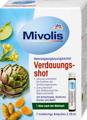 Digestive shot 7 pieces of 25 ml, 175 ml