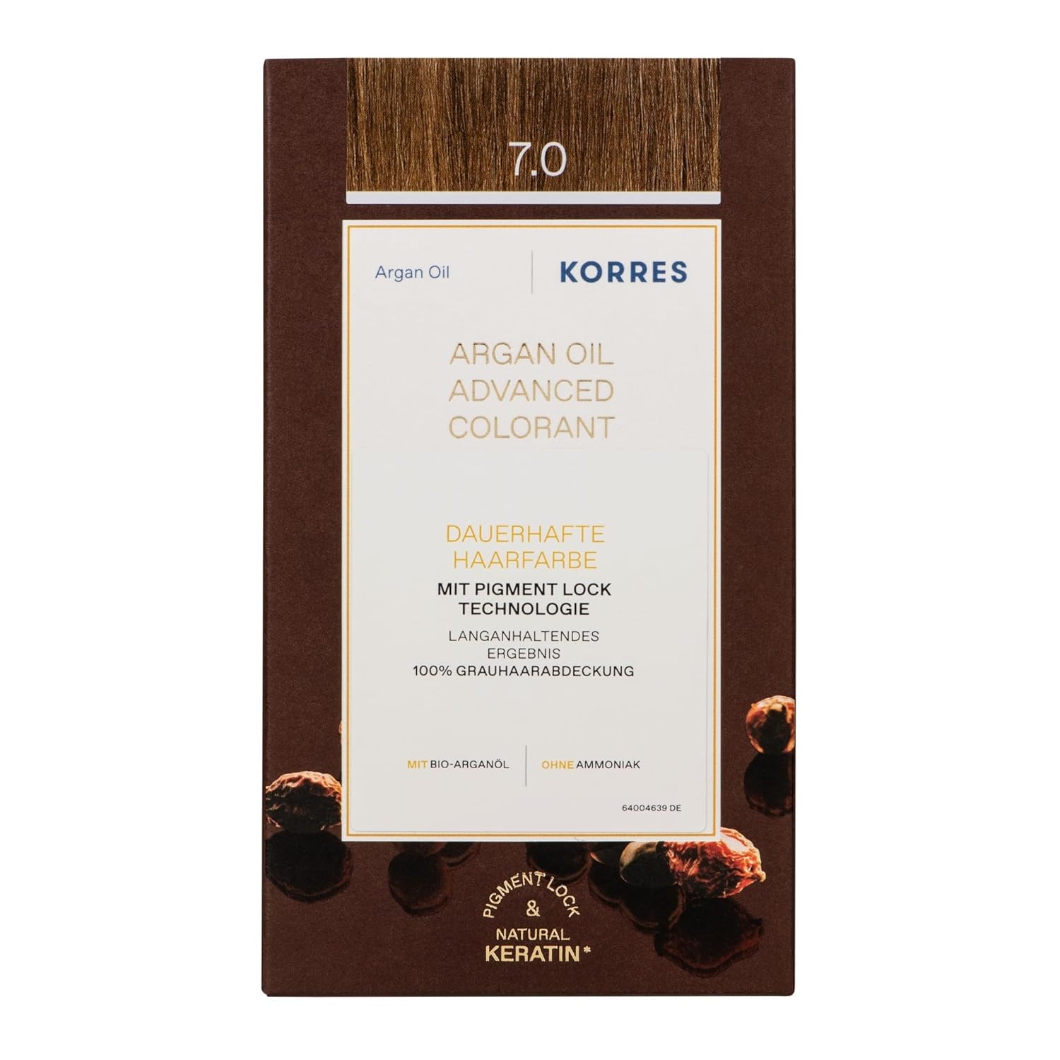 Korres Argan Oil Advanced Colorant 145ml 7.0 Blond
