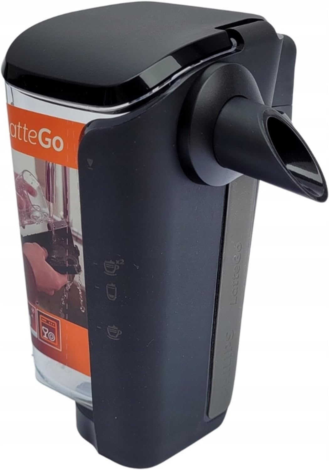 agdom24h_parts Premium Milk Jug Version C for Philips LatteGo Latte Go CP1199 Series 3200 4300 5000 5400