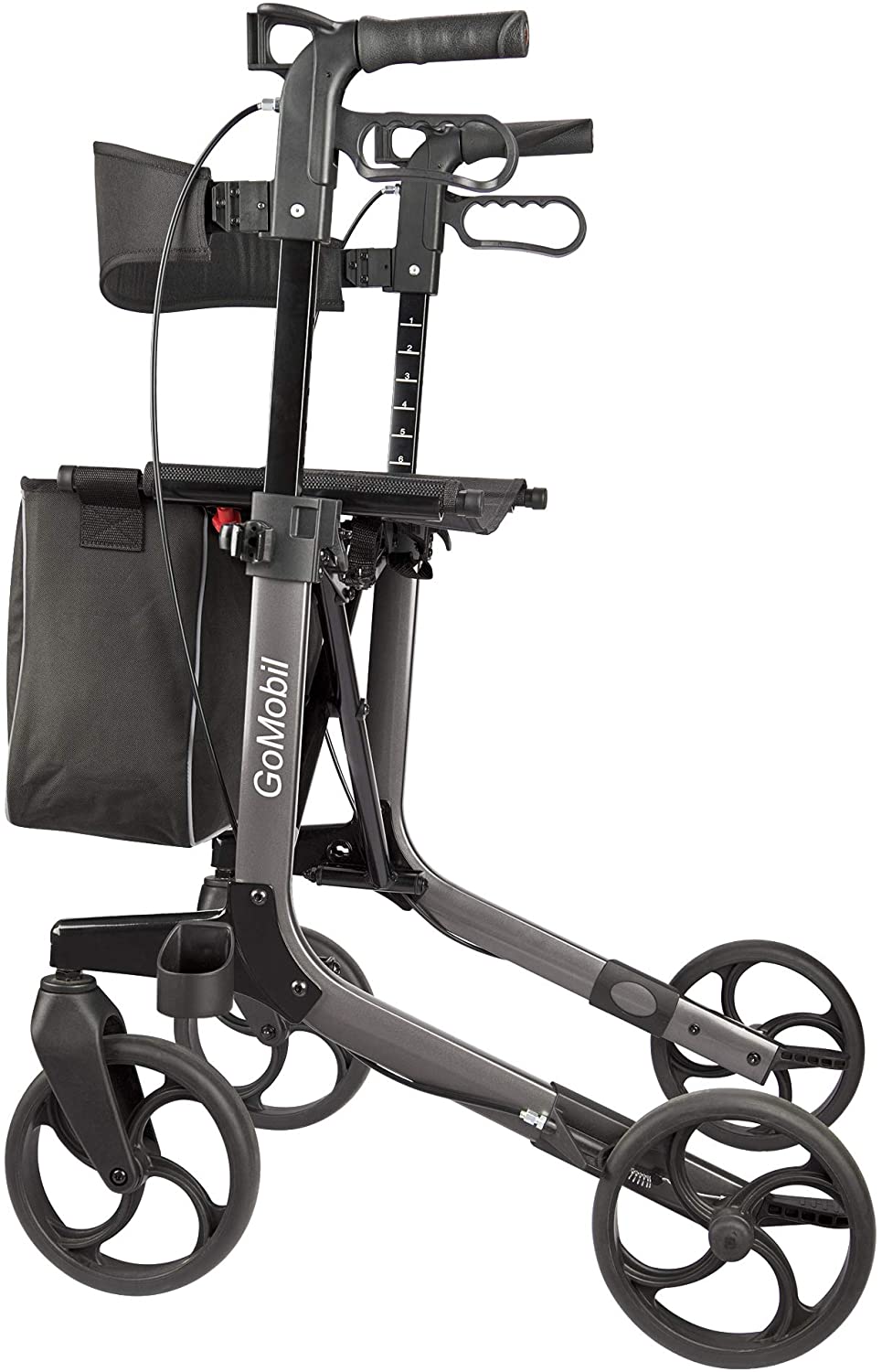 Trendmobil GoMobil Lightweight Walker with Wide Comfort Back Strap, Stick H