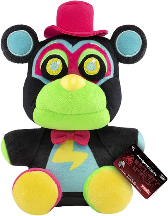Funko Plush: Five Nights at Freddy\'s (FNAF) Security - 7 Inch Glamrock Freddy Fazbear - Freddy Fazbear - Plush Toy - Birthday Gift Idea - Official Merchandise - Filled