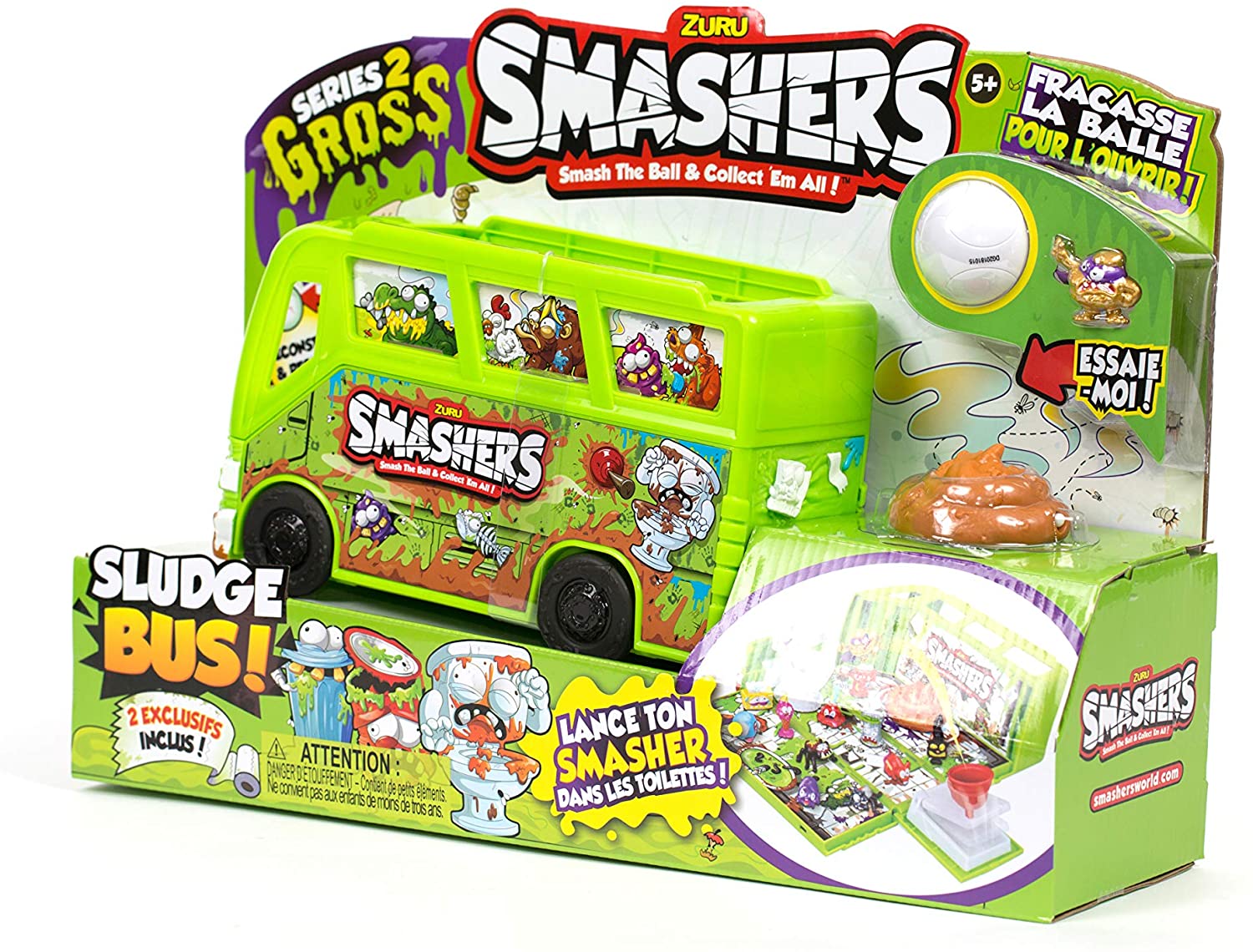 Top Media Zuru Smashers: Sludge Gross Bus Series 2 Limited Edition