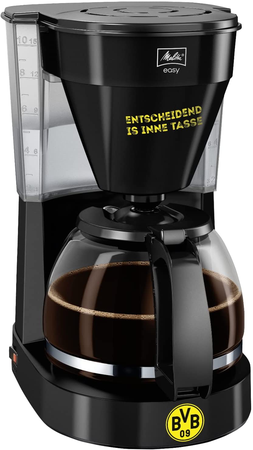 Melitta Easy BVB Edition 1023-02 Filter Coffee Machine Plastic Black