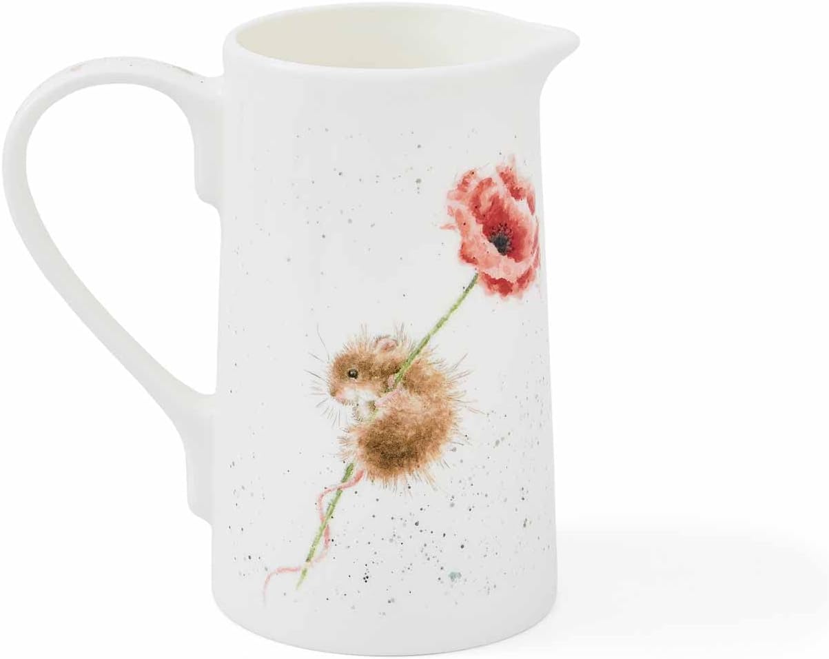 Wrendale by Royal Worcester Jug Mouse, Multi-Colour