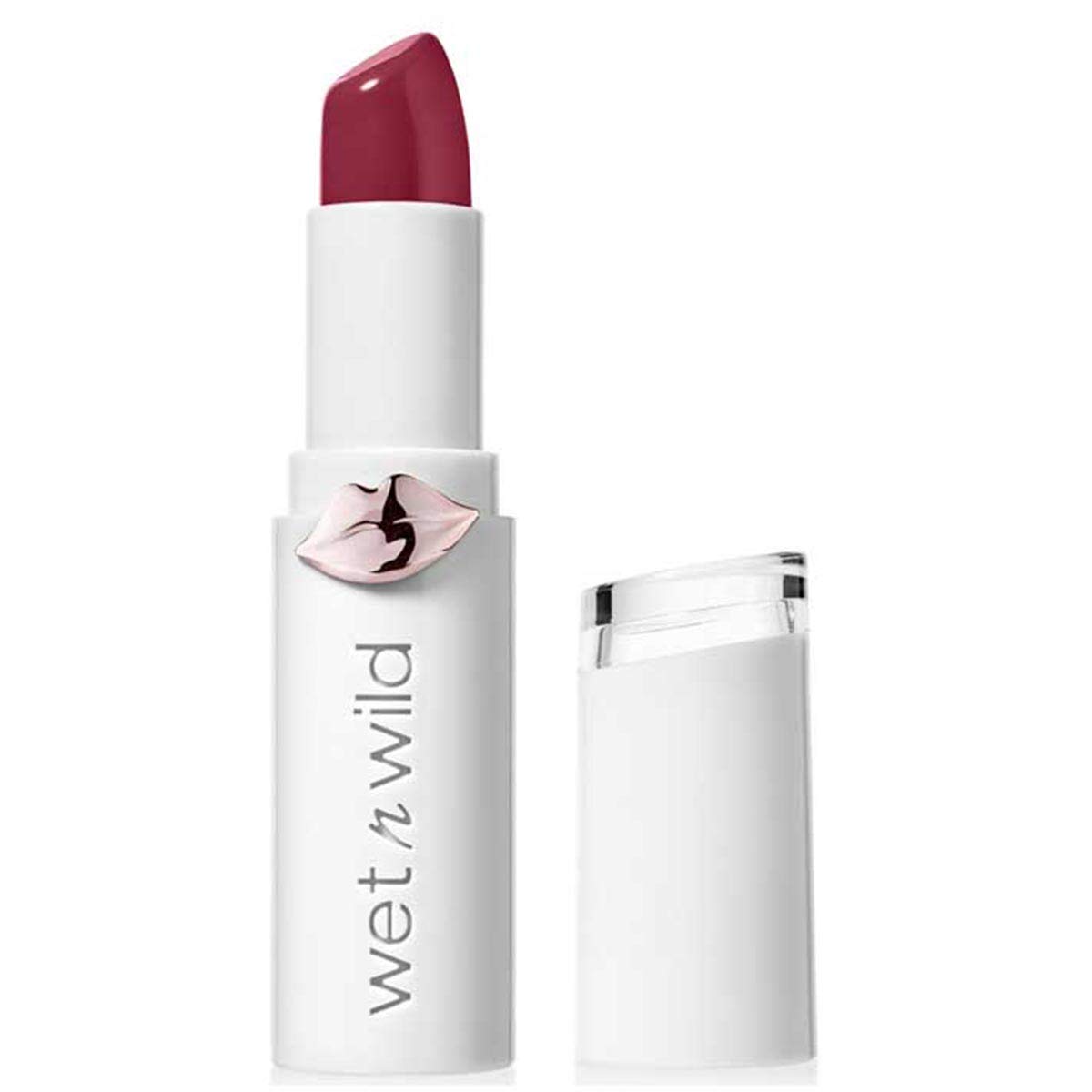 Wet n Wild, Megalast Lipstick, Moisturising Lipstick, Shiny Finish, Formula with Micro Balls, Natural Sea Plants, Coenzyme Q-10, Vitamin A & E, Raining Rubies