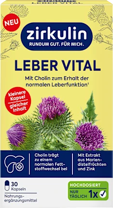Zirkulin Liver Vital Capsules 30 pcs, 26 g
