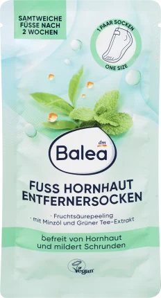 Balea Foot mask socks calluses remover (1 pair), 2 pieces
