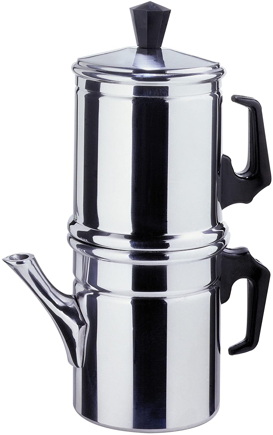 Ilsa Napoletana Coffee Maker, Aluminum, Silver color, 1 cup