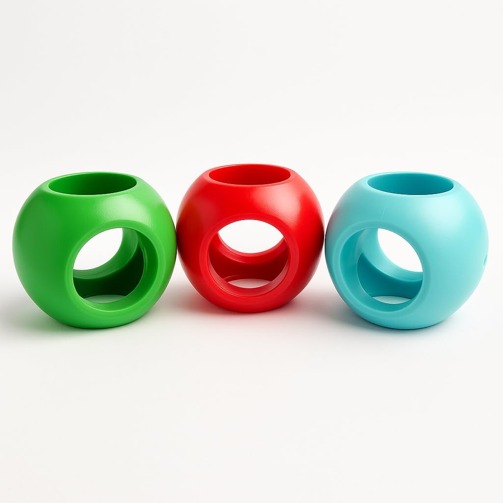 Pack of 3 - Anti Limescale Magnetic Ball (Dishwasher + Washing Machine + Toilet Container)