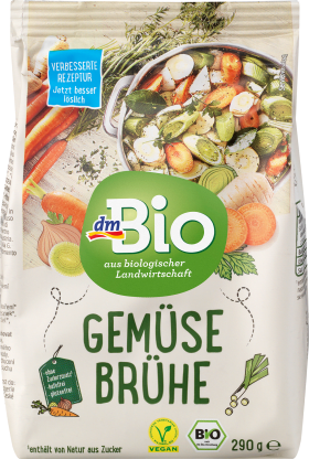 dmBio Vegetable broth, 290 g