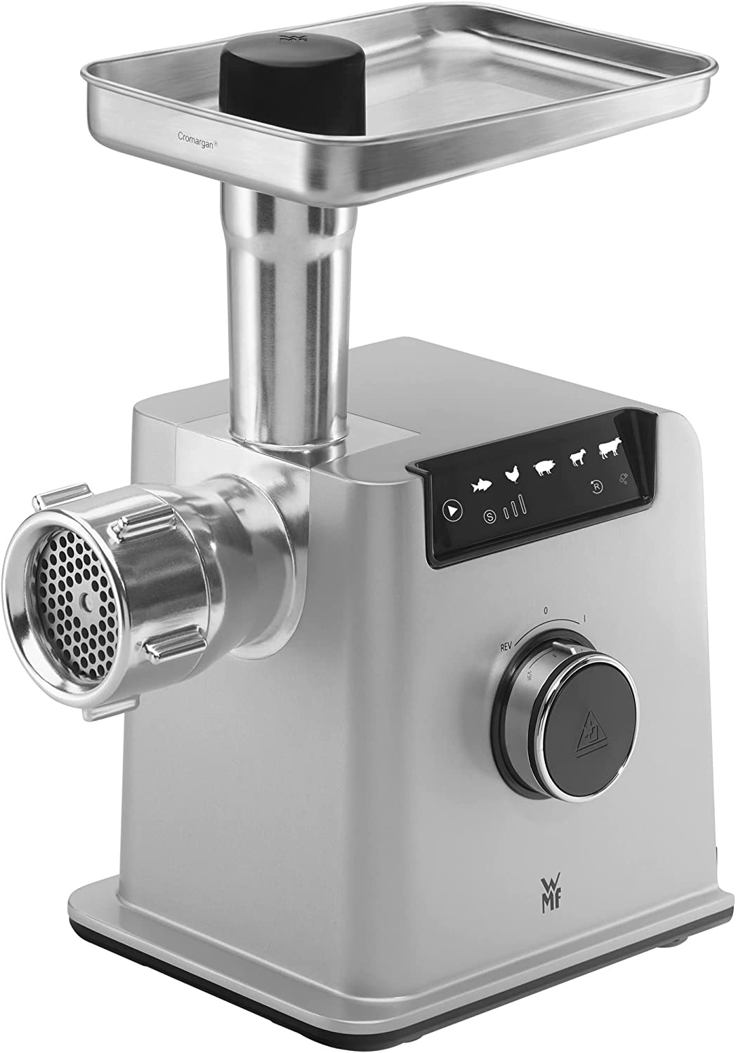 WMF Profi Plus Meat Mincer Electric Sausage Filling Machine Return 3 Perforated Discs Kebbe and Spritz Pastry Attachment 22W Blocking Power 35W
