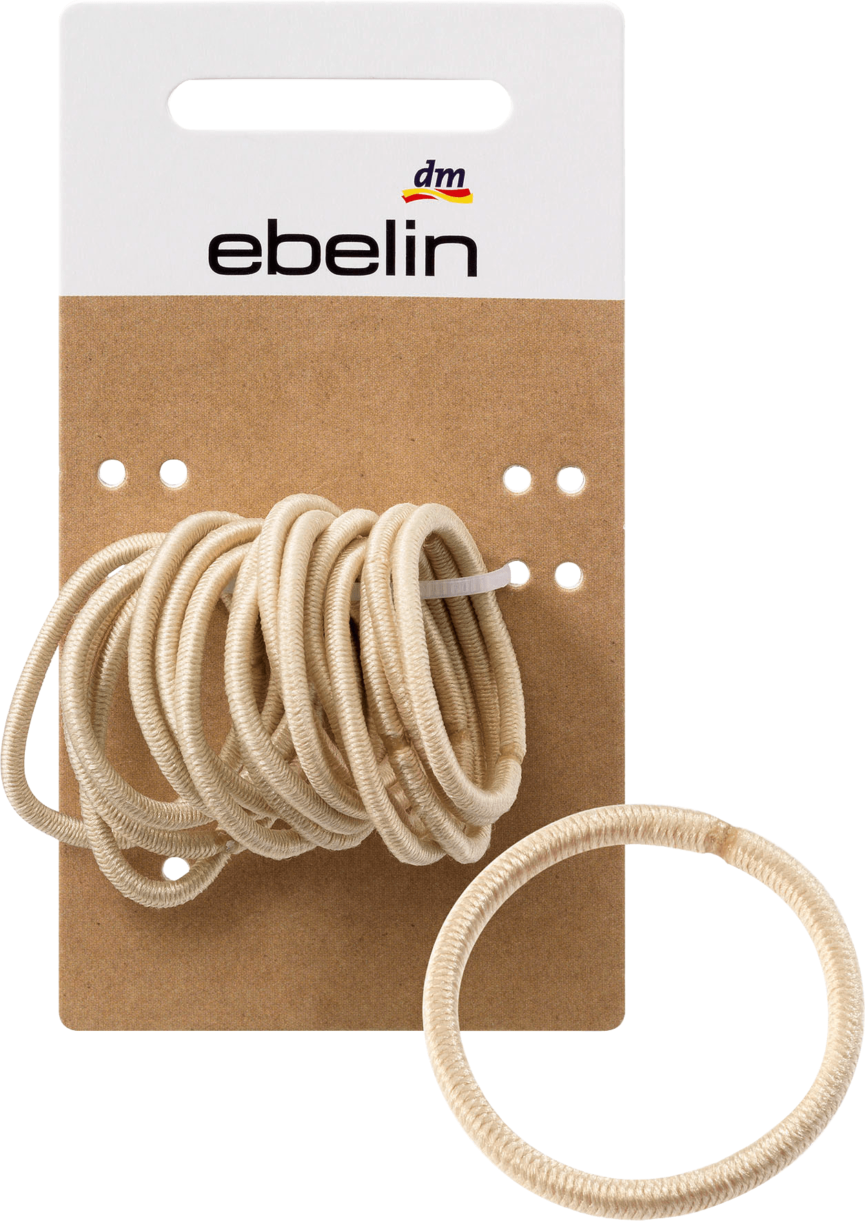ebelin Hair Ties Small / Thin Blonde, 15 Pcs