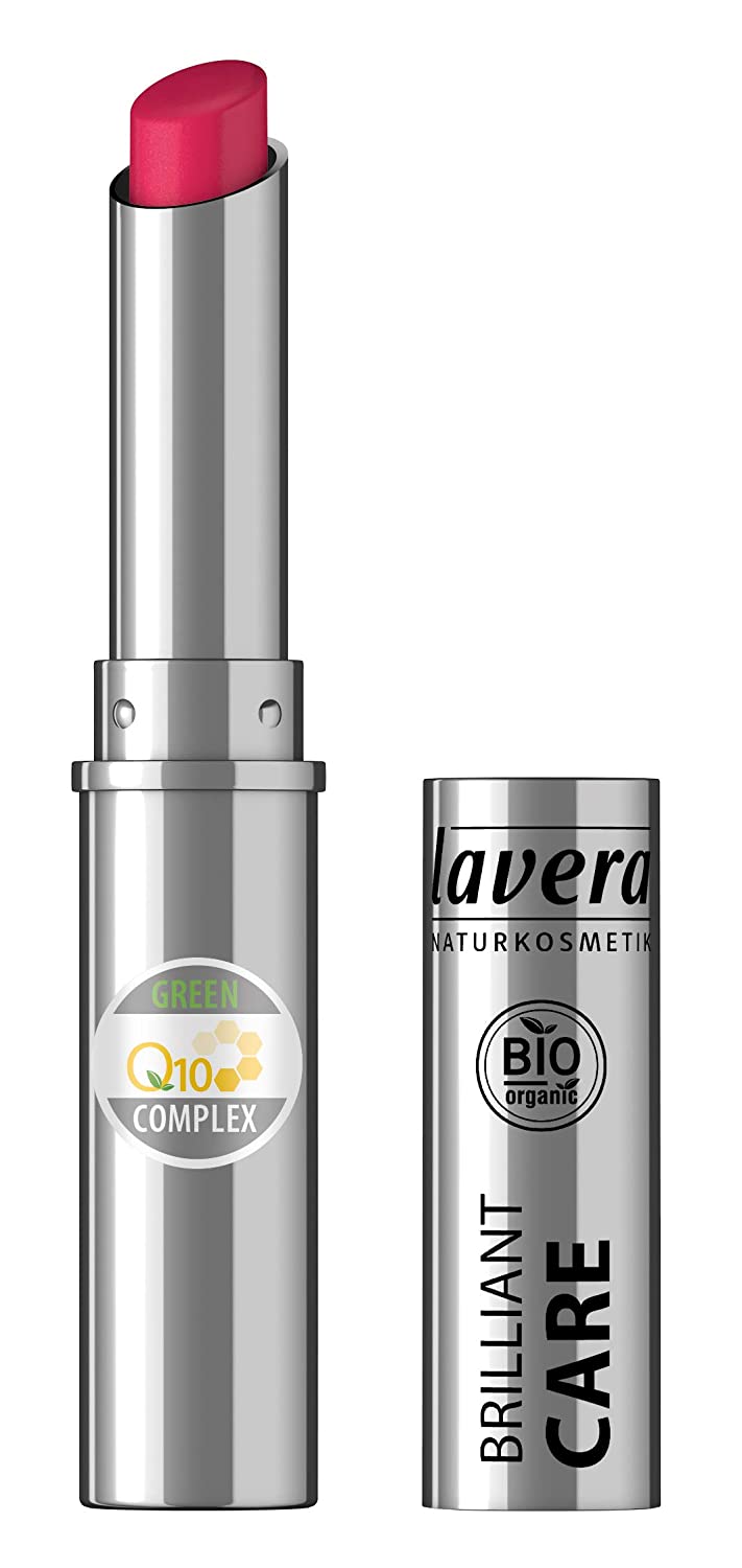 Lavera Beautiful Lips Brilliant Care Lipstick Q10-07 Pack of 3, ‎red cherry