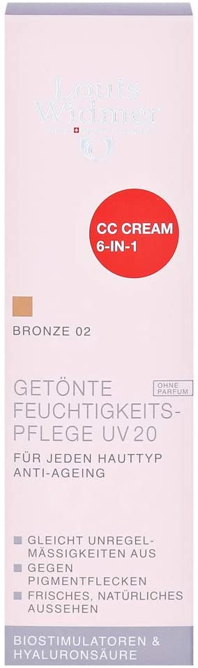 louis Widmer Tinted Moisturiser Uv 20 Bronze 30Ml/1Oz