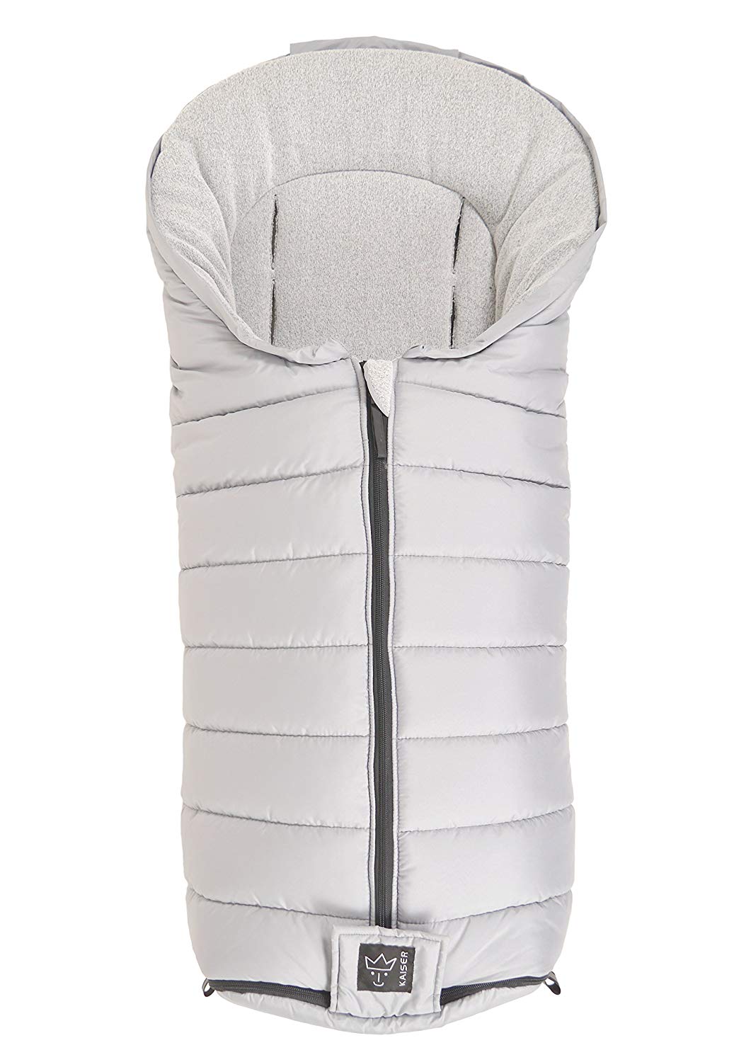 Kaiser Thermo Fleece Foot Muff Finny for Buggy light grey