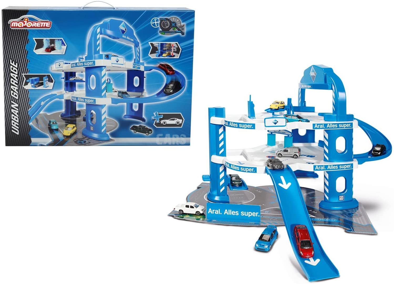 Majorette Urban Garage Aral And Car