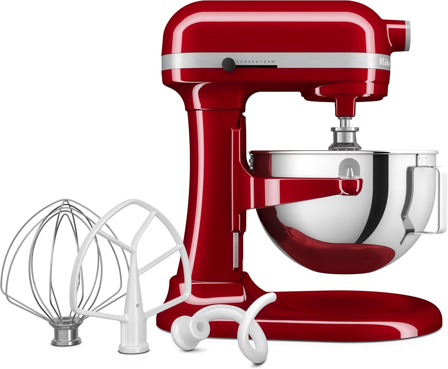 KitchenAid Heavy Duty 5KSM55SXXEER Kitchen Machine with Bowl Lifter 5.2 L Empire Red