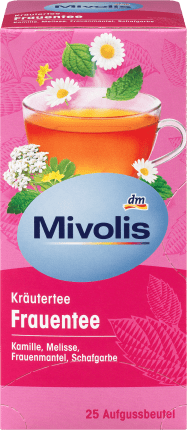 Mivolis Herbal tea \ "woman tea \" with chamomile, lemon balm, women's mantle, yarrow (25 bags), 50 g