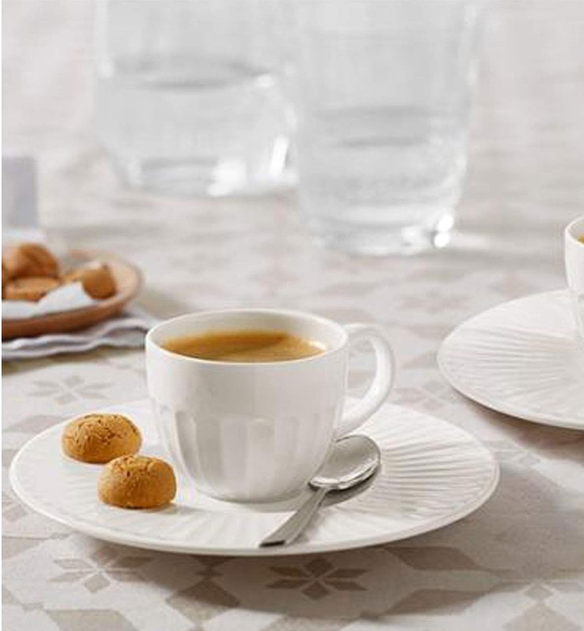 Tchibo 2 Premium Espresso Cups with Saucers Espresso Cup 120 ml