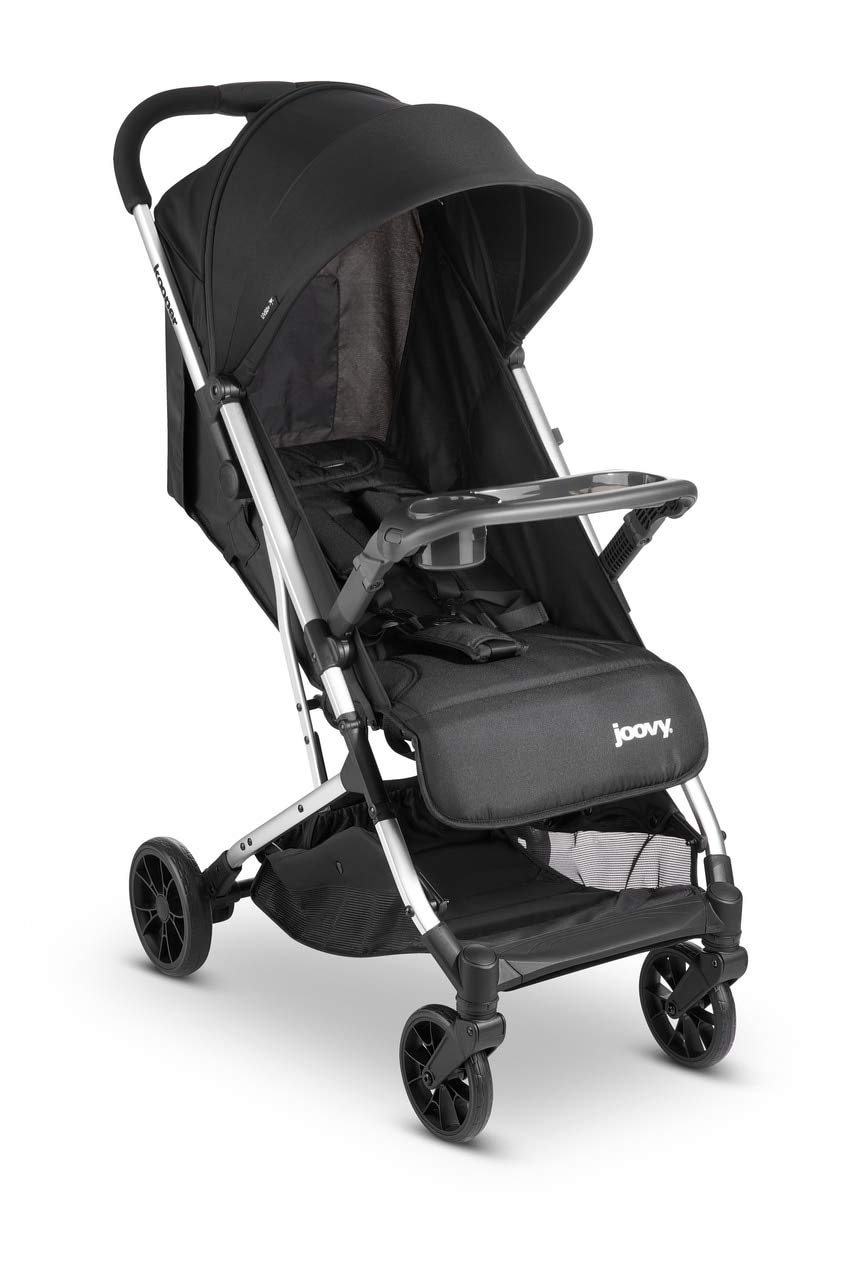 Joovy Kooper Lightweight Pushchair Compact Folding with Storage Tray Black