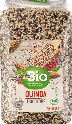 dmBio Quinoa tricolore, 500 g