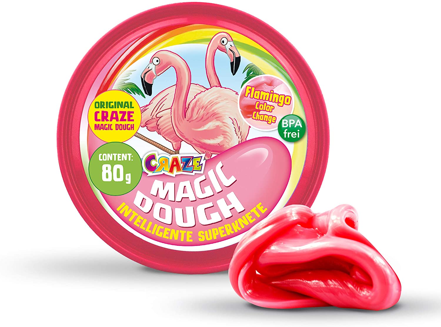 Craze Magic Dough-Intelligent Modelling Clay 80G Various Colours And Effect