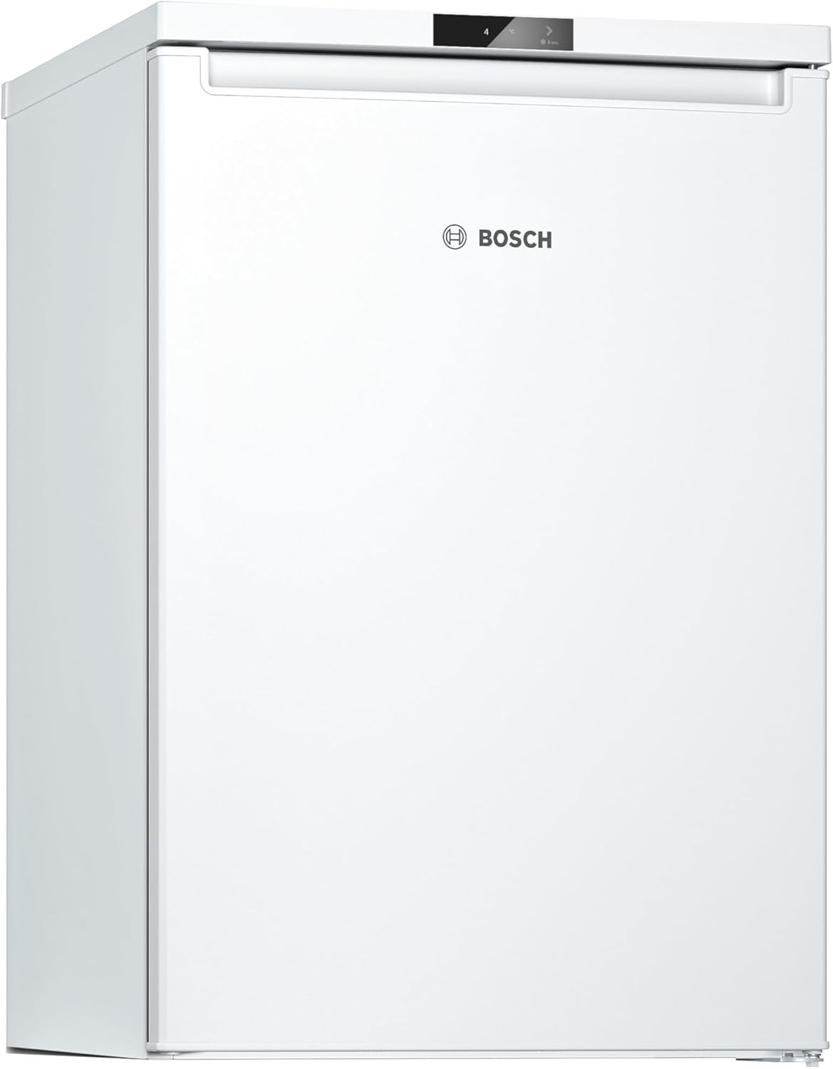 Bosch KTR15NWEB, Series 2 Mini Fridge 85 x 56, 134 L, MultiBox for Longer Fresh Fruit and Vegetables, Quick Cooling, 39 dB Quiet Despite Strong Cooling Power, LED Lighting, White