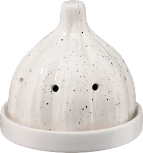 Ceramic garlic clove, beige, 1 pc.