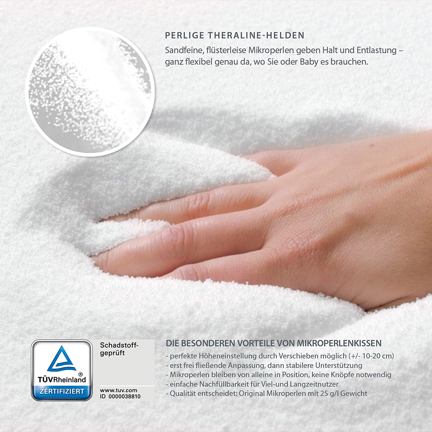 THERALINE - cover for nursing pillows