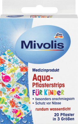 Mivolis Aqua-plaster strips for children, 20 pcs