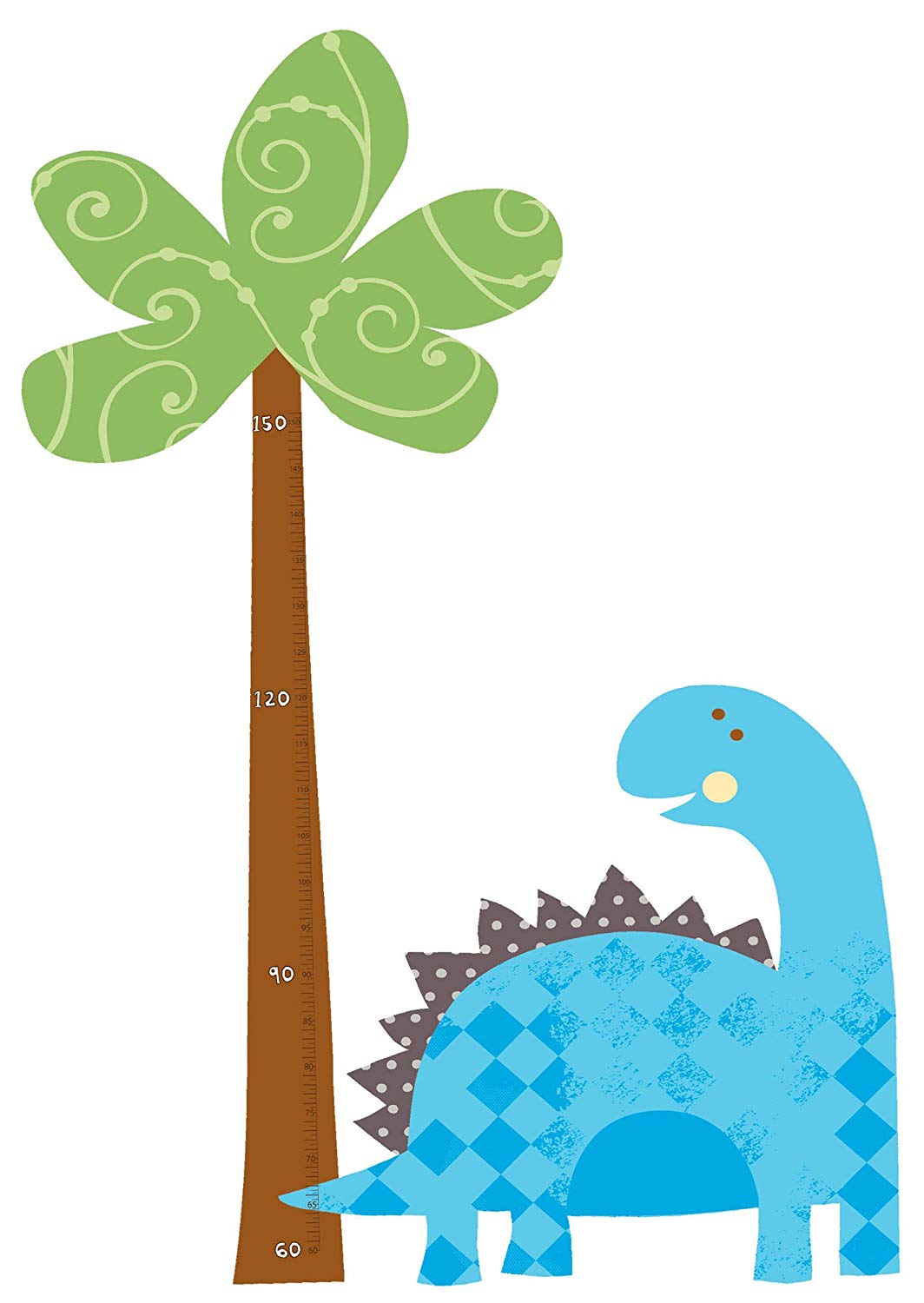 RoomMates Repositionable Childrens Wall Stickers - Babysaurus Height Chart