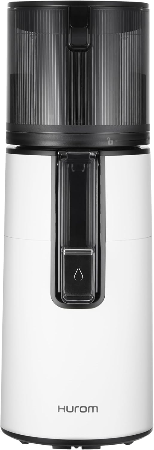 Hurom Slow Juicer | Juicer Vegetable and Fruit | H400 | Easy to Clean & Quiet Motor Electric Juicer with Large Container and Strainer Filter 2 L | 150 watts | BPA Free | White