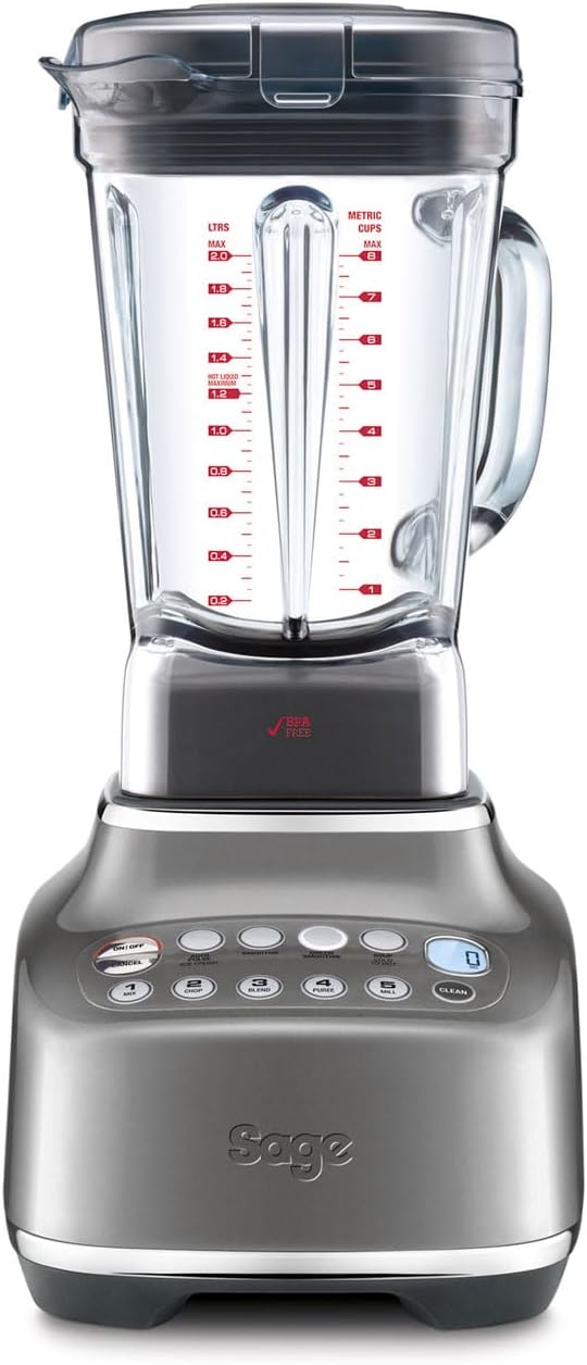 Sage SBL820SHY The Q Q Super Blender ABS 2400W 2 Liter Hickory Smoked