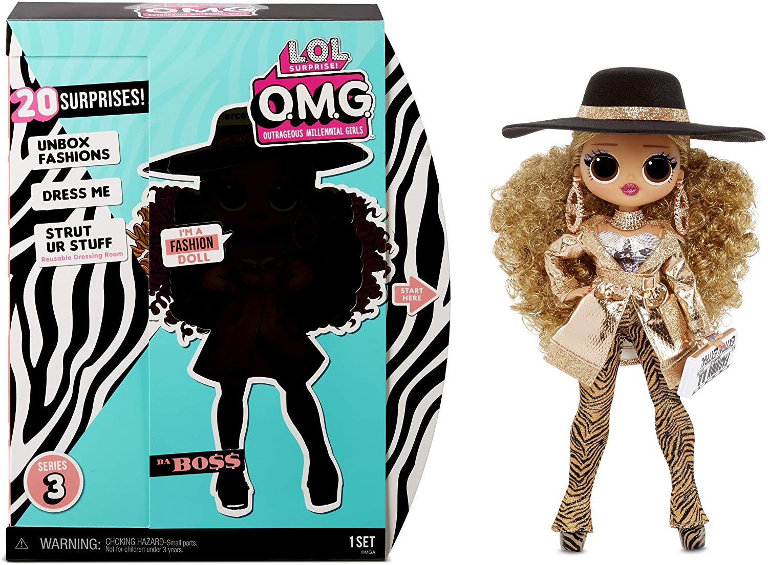 L.O.L. Surprise! L.O.L. Surprise Omg Doll, Series 3, Da Boss