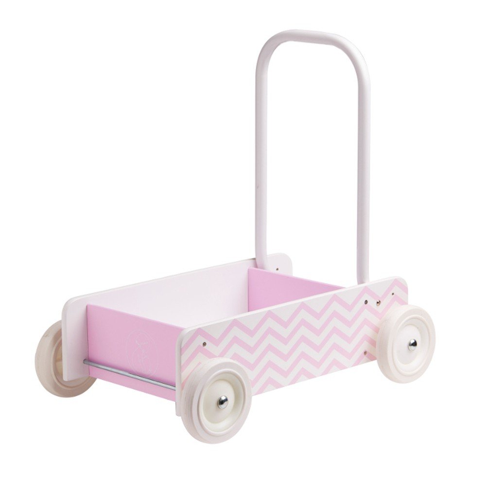 KidsConcept Kids Concept 6000 Walker Barnkammaren with Brakes rosa