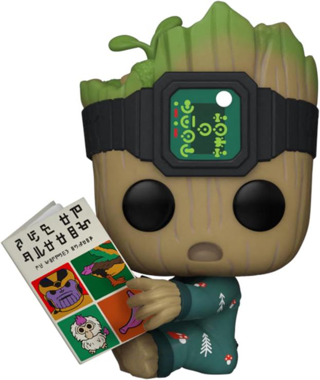 Funko Pop! Marvel: Guardians of The Galaxy - Groot PJs with Book - Groot Shorts - Vinyl Collectible Figure - Gift Idea - Official Merchandise - Toys For Children and Adults - TV Fans
