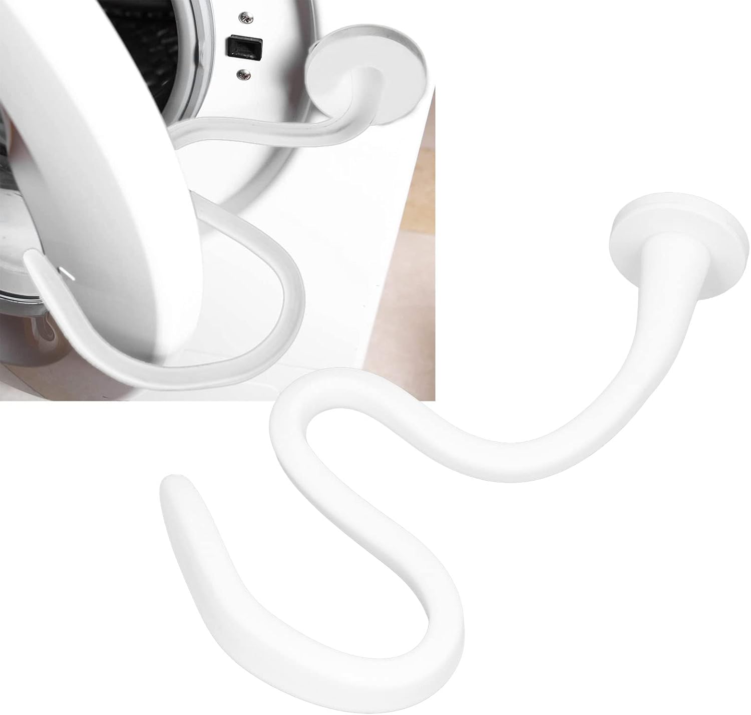 Front Loader Washing Machine Door Support, Flexible Magnetic Washing Machine Door Holder, Keeps Washing Machine Door Open, Prevents Mould, Keeps Washing Machine Dry, Prevents (White)