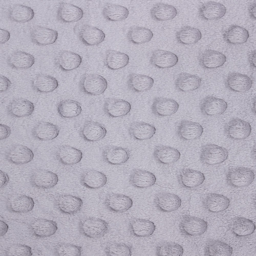 LULANDO Baby Crawling Blanket 100% Cotton 100 x 140 cm Super Soft and Fluffy Cuddly Favourite Blanket for Your Baby Grey / Black Diamonds