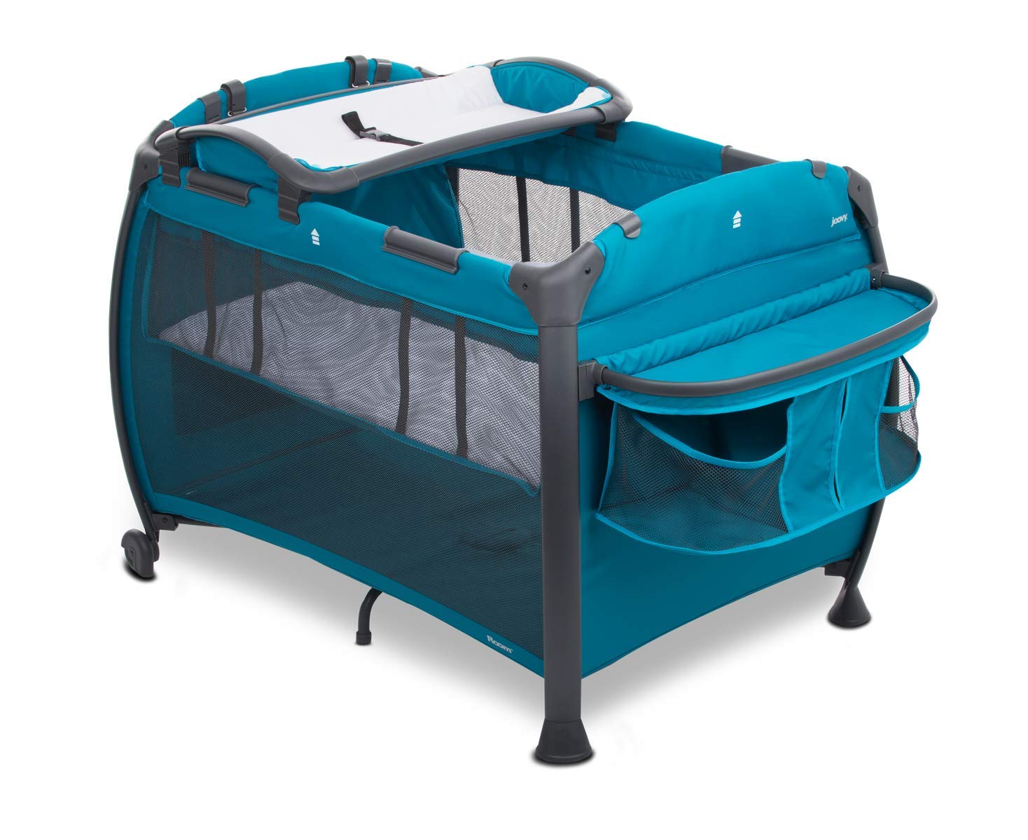 Joovy Room Playard Nursery Bassinet Changing Table Turquoise