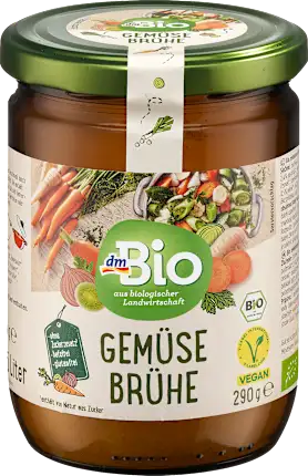 dmBio Vegetable broth, gluten-free, 290 g